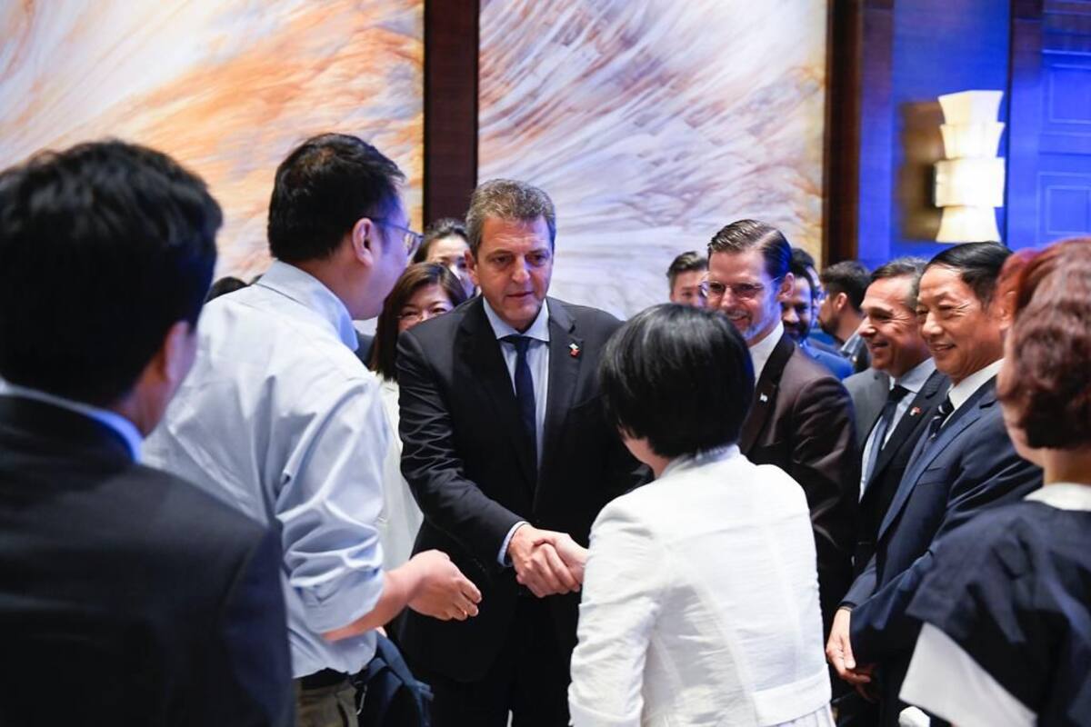 Sergio Massa, en China