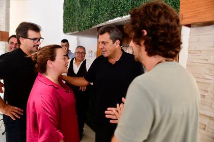 Sergio Massa en el congreso del Frente Renovador en Roque Perez