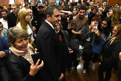 Sergio Massa en el encuentro de economía verde