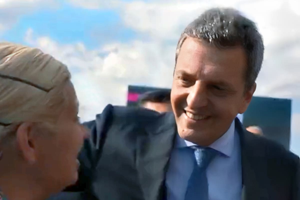 Sergio Massa en el spot de campaña de Unión por la Patria