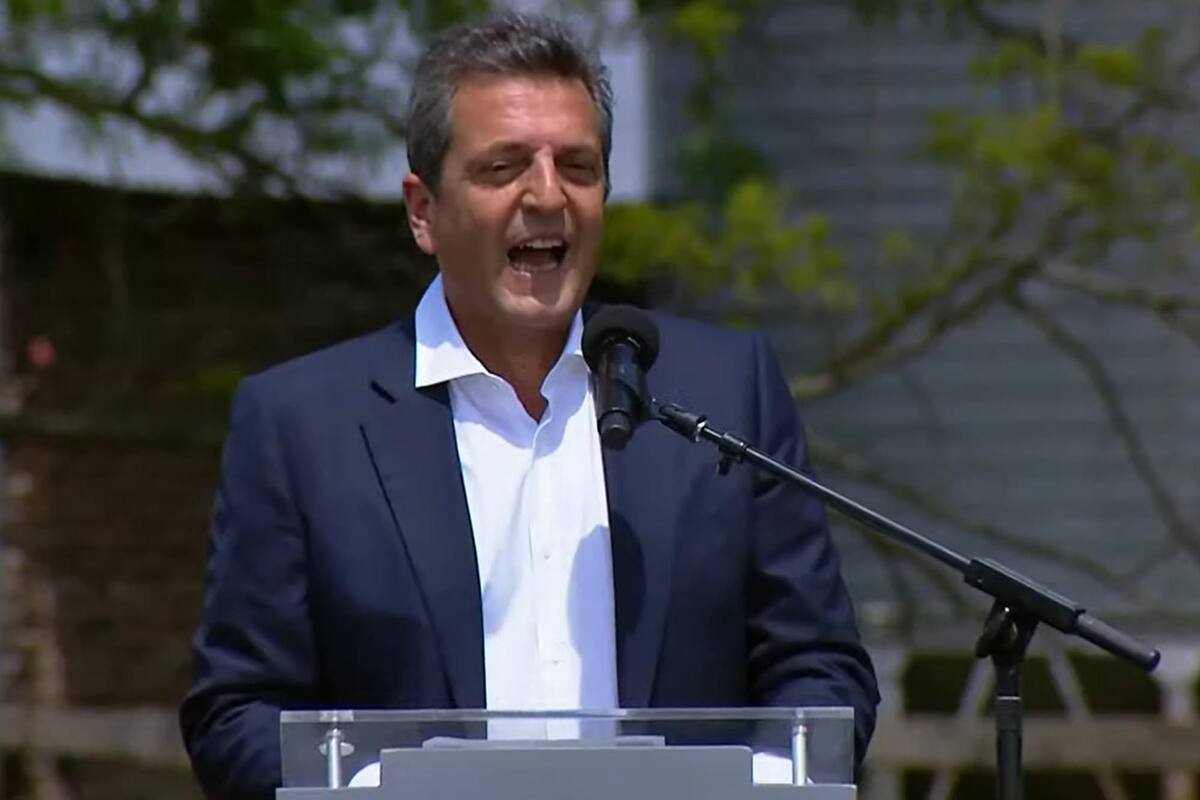 Sergio Massa en General Las Heras