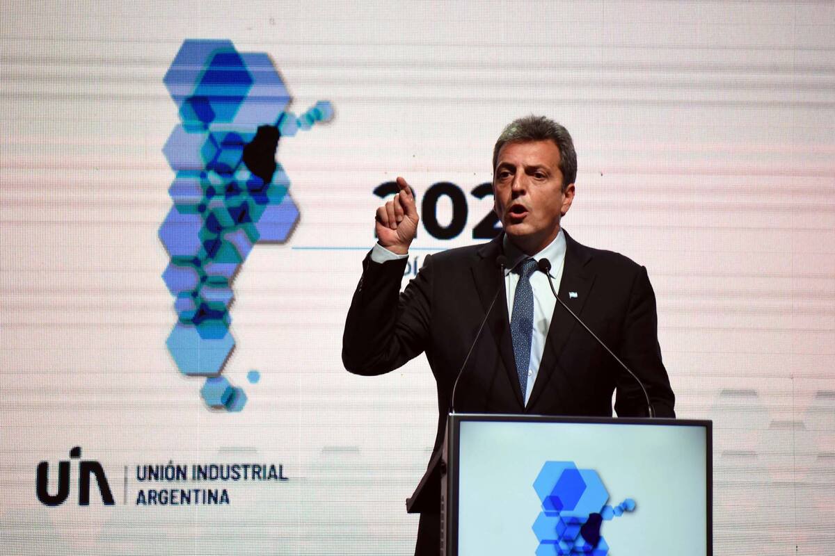 Sergio Massa, en la celebración del Día de la Industria