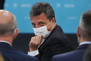 Sergio Massa en la jura del Ministro de Transporte de la Provincia de Buenos Aires: Jorge D´Onofrio.