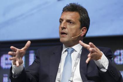 Sergio Massa en octubre de 2016 durante un encuentro en Mar del Plata