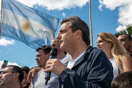Sergio Massa en San Fernando. 5/11/23