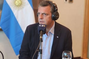 Sergio Massa en una entrevista en Córdoba
