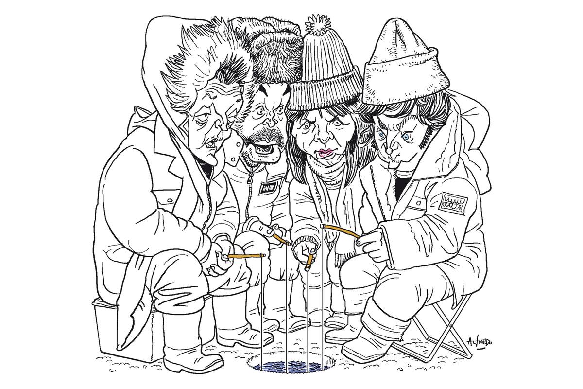 Sergio Massa, Horacio Rodríguez Larreta, Patricia Bullrich y Javier Milei