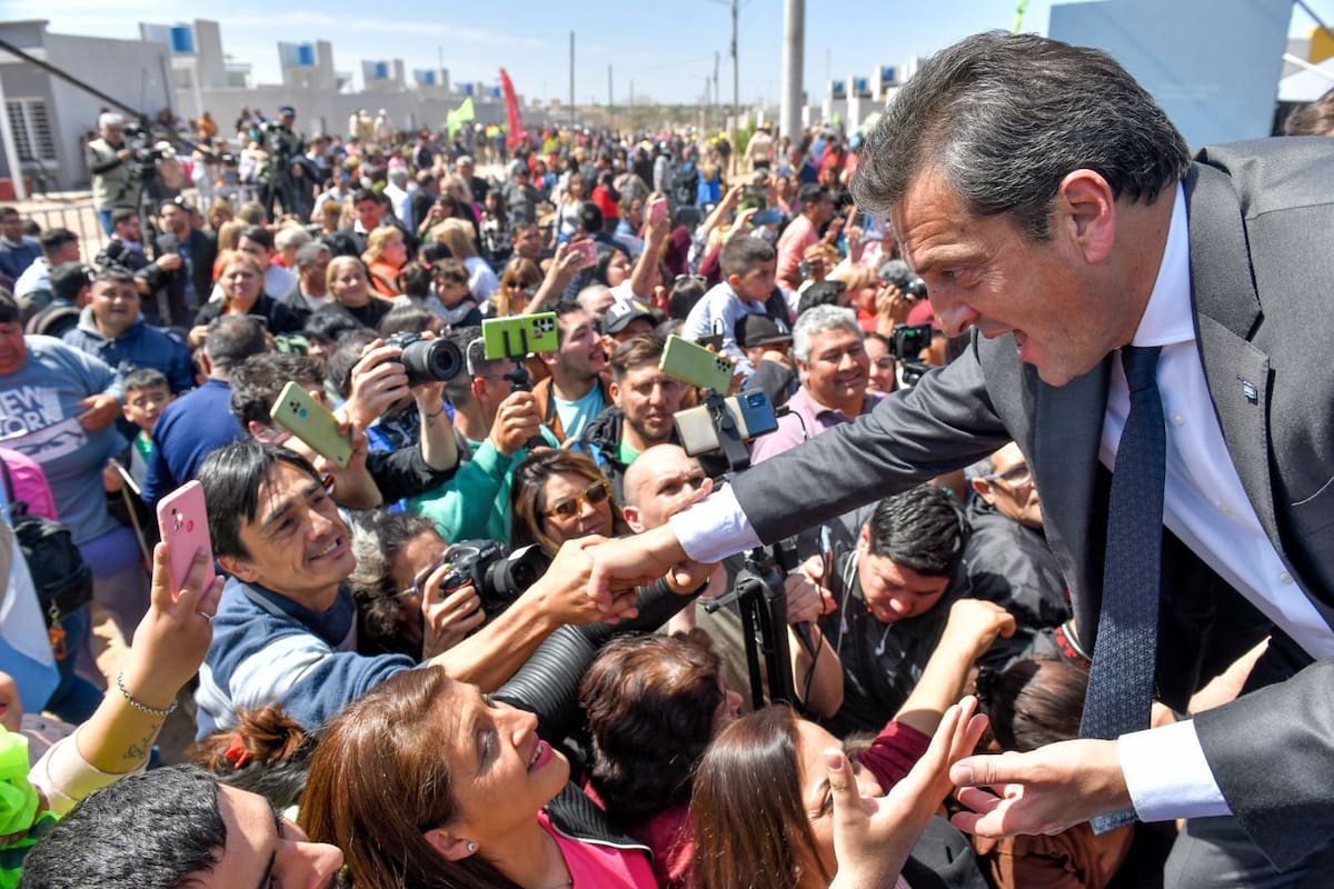 Sergio Massa, hoy, en La Rioja