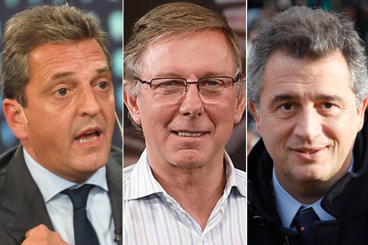 Sergio Massa, Juan José Bahillo y Luis Miguel Etchevehere