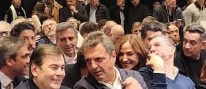 Reapareció Massa en un acto sin kirchneristas y dejó un mensaje para la interna del peronismo