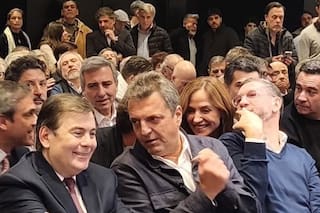 Reapareció Massa en un acto sin kirchneristas y dejó un mensaje para la interna del peronismo