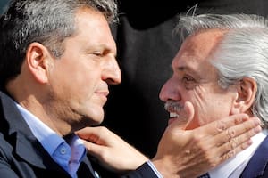 Sergio Massa junto al presidente Alberto Fernández