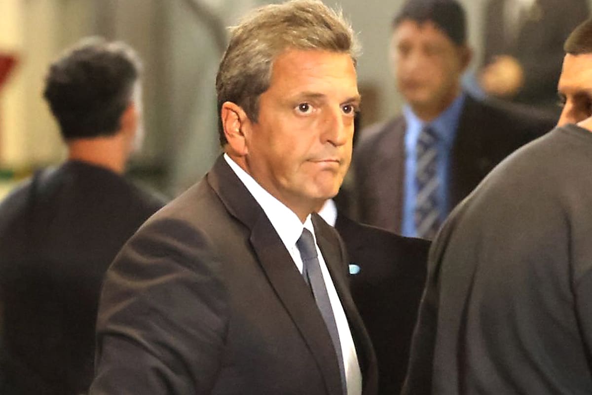 Sergio Massa llega a la sede del PJ