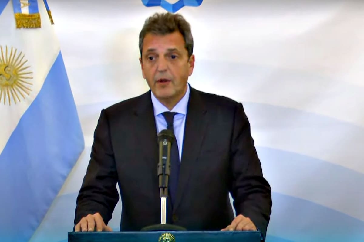 Sergio Massa, ministro de Economía y candidato a presidente