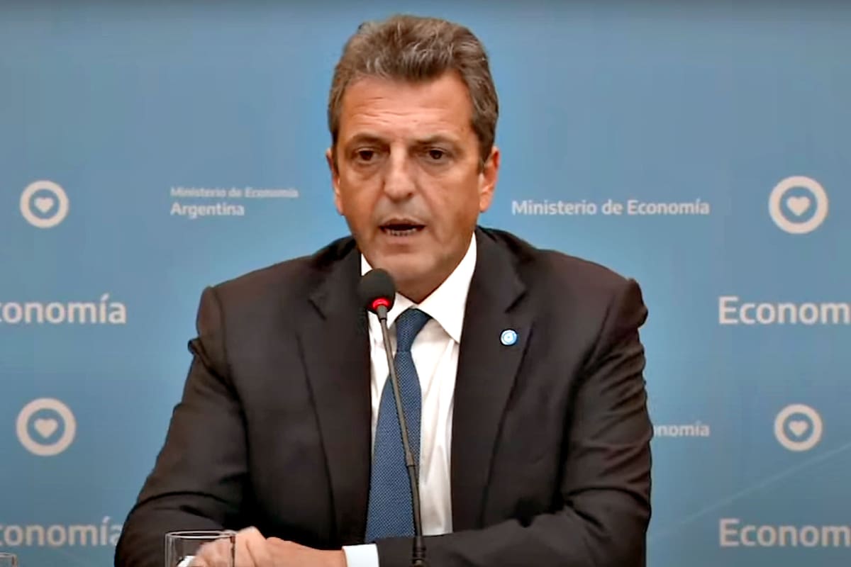 Sergio Massa, ministro de Economía y candidato a presidente