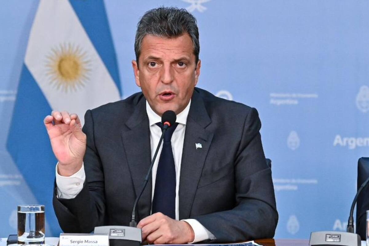 Sergio Massa, ministro de Economía y candidato a presidente