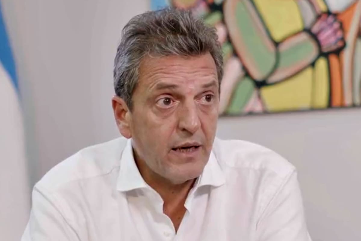 Sergio Massa, ministro de Economía y candidato a presidente