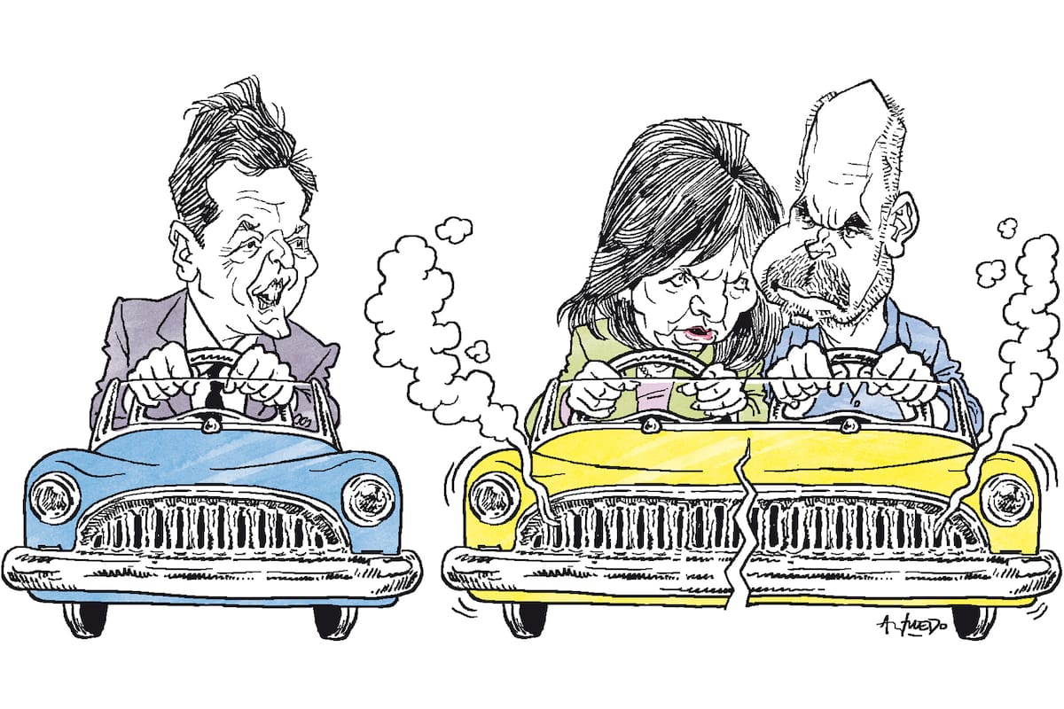 Sergio Massa, Patricia Bullrich y Horacio Rodríguez Larreta