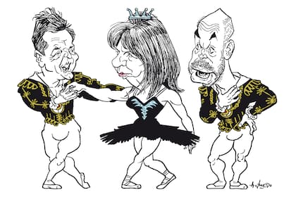 Sergio Massa, Patricia Bullrich y Horacio Rodríguez Larreta