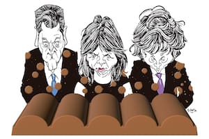 Sergio Massa, Patricia Bullrich y Javier Milei