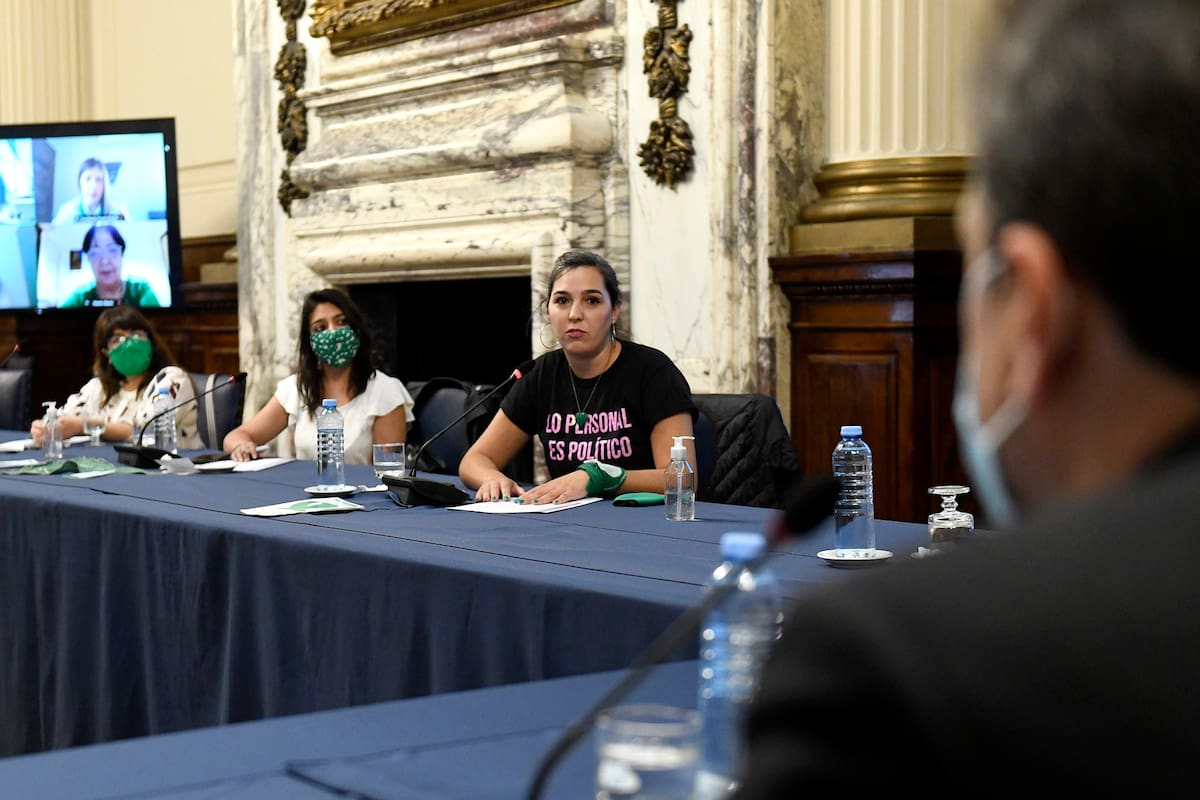 Sergio Massa recibio en el Congreso a referentes a favor del aborto