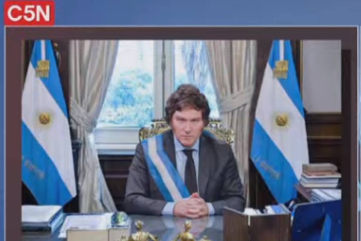 Sergio Massa reconoció la derrota y confirmó que Javier Milei es el nuevo presidente (Foto: Captura C5N)