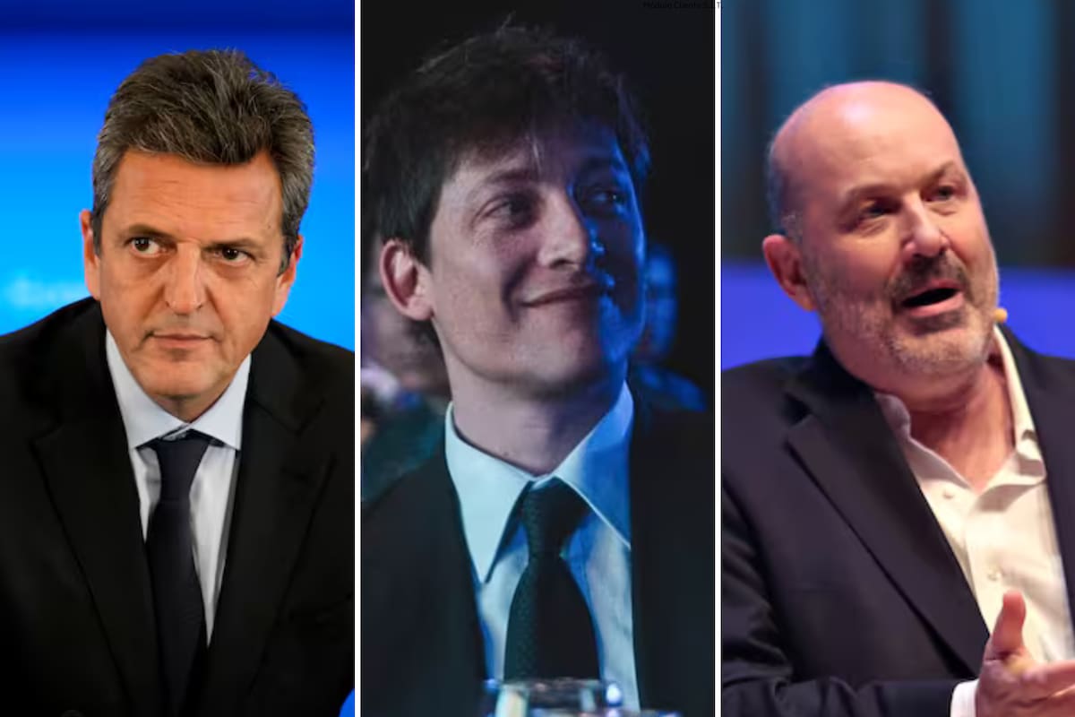 Sergio Massa, Santiago Caputo y Federico Sturzenegger estuvieron en Pinamar este verano.