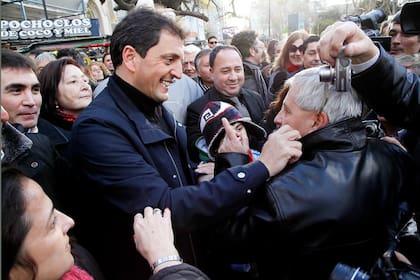Sergio Massa se muestra como un exponente típico de la clase media