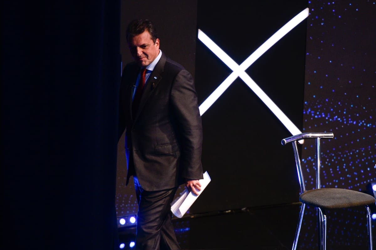 Sergio Massa se retira del Debate presidencial