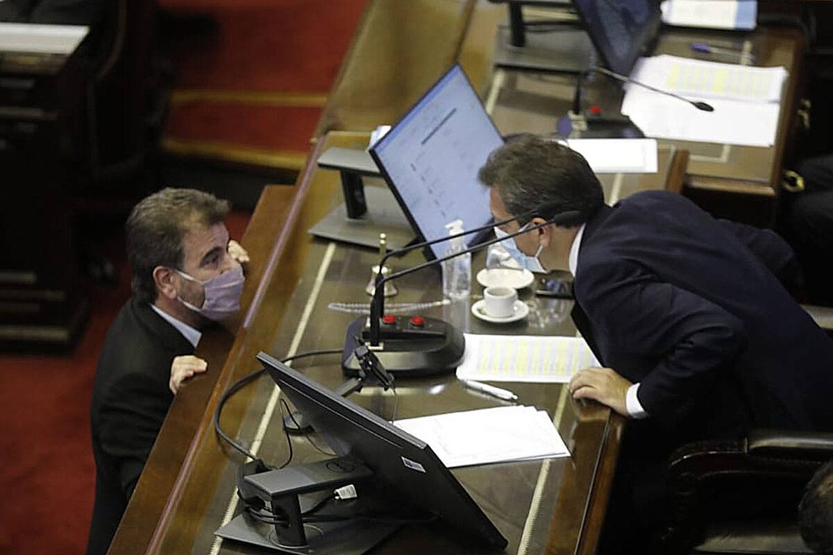 Sergio Massa y Cristian Ritondo