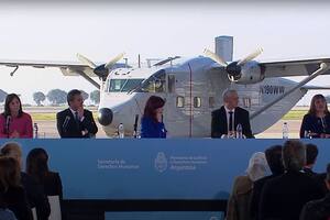 Sergio Massa y Cristina Kirchner en un acto de la ESMA