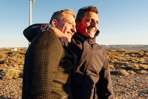 Sergio Massa y el gobernador de Chubut Mariano Arcioni