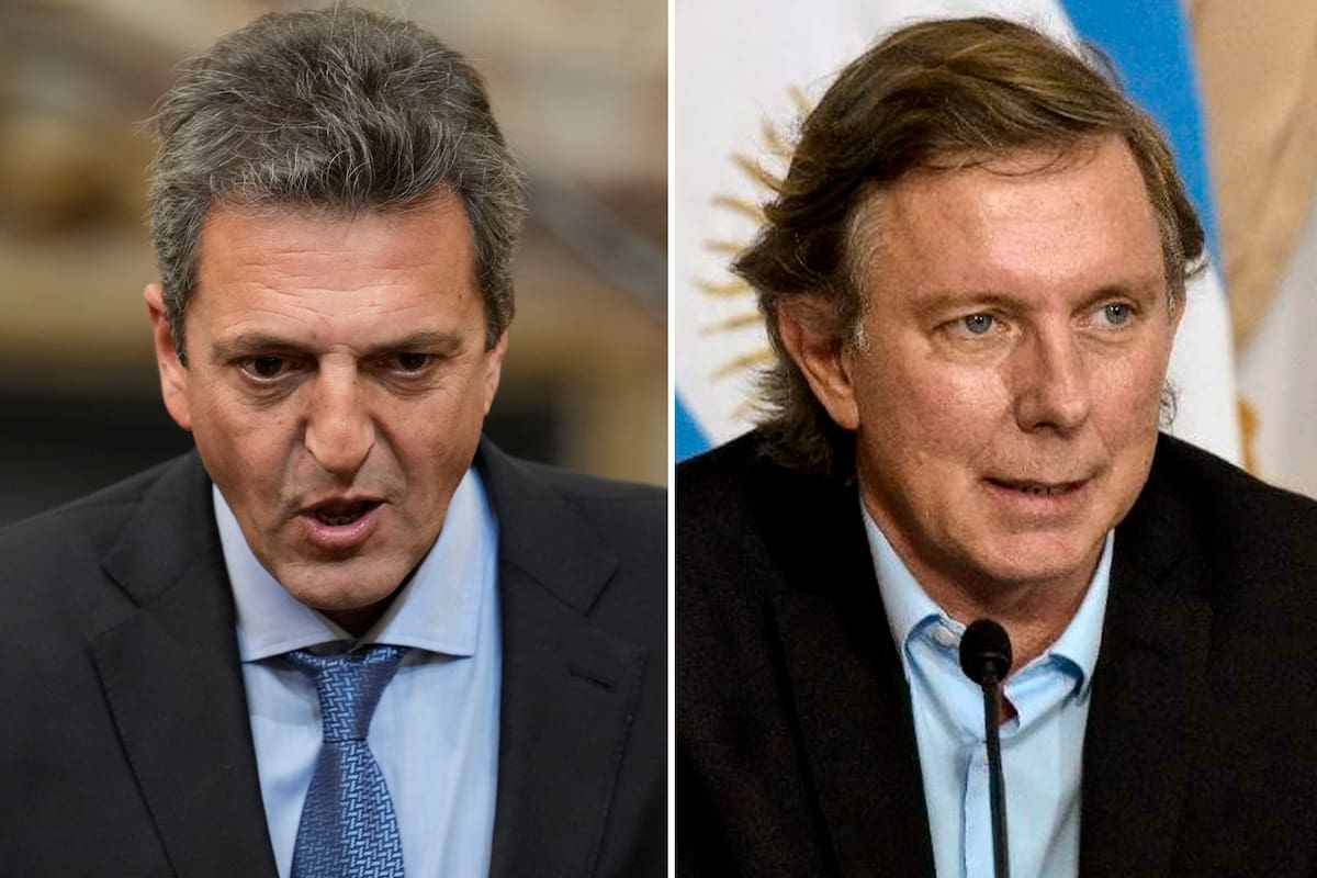 Sergio Massa y el nuevo secretario de Agricultura, Juan José Bahillo