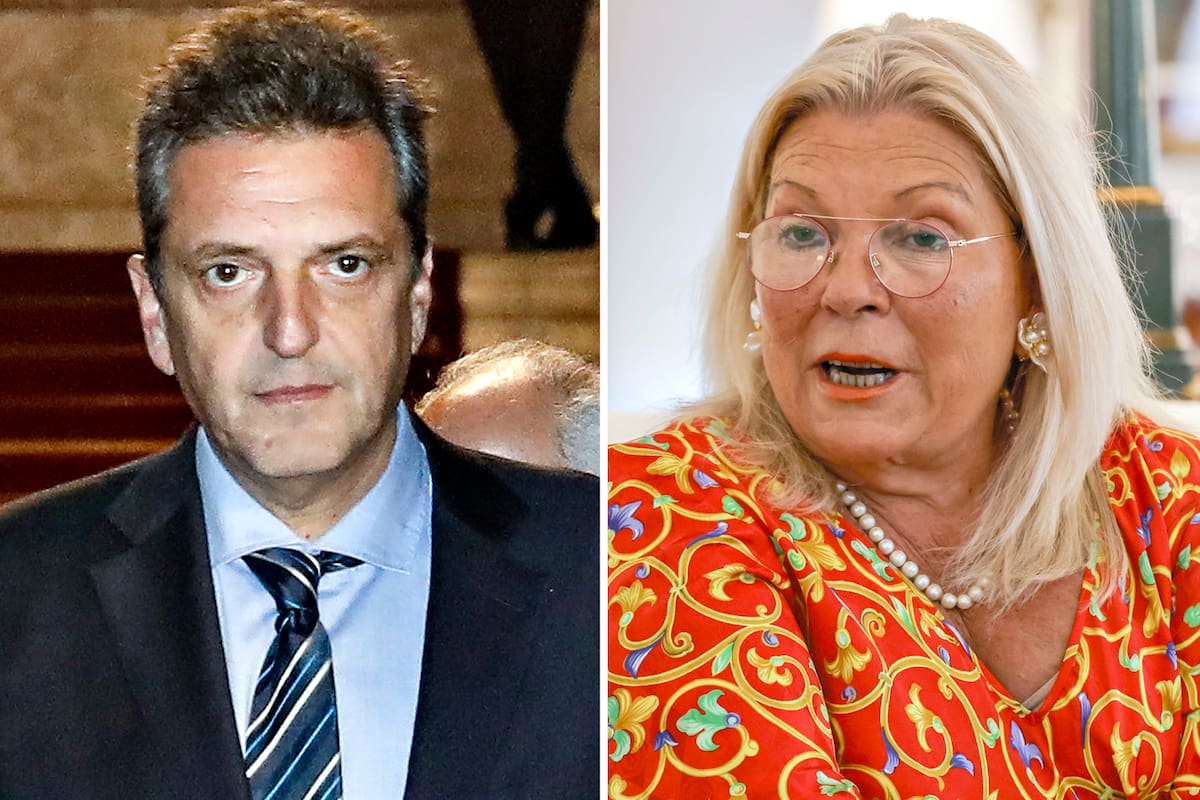 Sergio Massa y Elisa Carrió