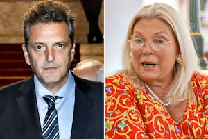 Sergio Massa y Elisa Carrió
