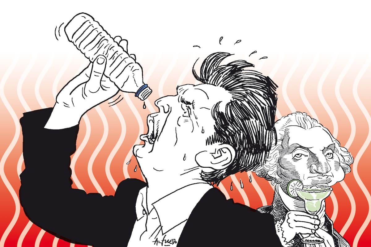 Sergio Massa y George Washington