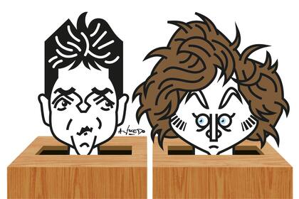 Sergio Massa y Javier Milei