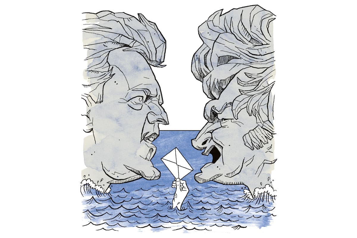 Sergio Massa y Javier Milei