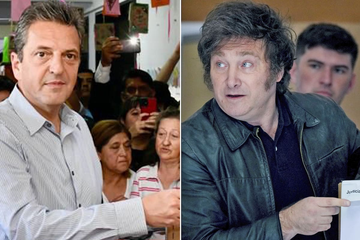 Sergio Massa y Javier Milei