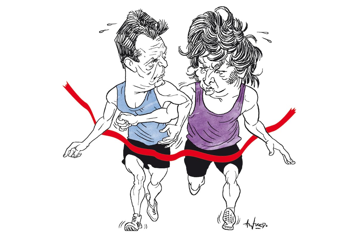 Sergio Massa y Javier Milei