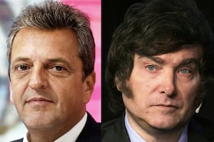 Sergio Massa y Javier Milei