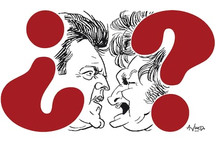 Sergio Massa y Javier Milei