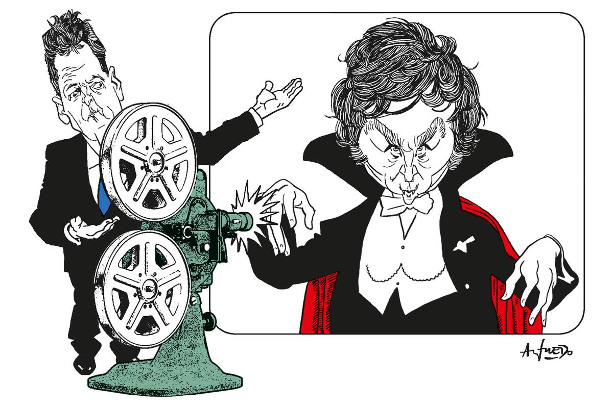 Sergio Massa y Javier Milei