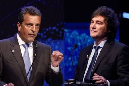 Sergio Massa y Javier Milei se enfrentarán en la segunda vuelta electoral que definirá al próximo presidente de la Argentina