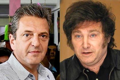 Sergio Massa y Javier Milei son los candidatos que compiten en el balotaje 2023