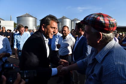 Sergio Massa y Juan Bahillo. El campo será un protagonista clave este año.