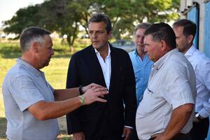 Sergio Massa y Juanjo Bahillo presentaron el Plan Impulso Tambero en Villa María. 06-01-23