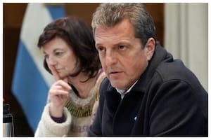 Sergio Massa y Kelly Olmos