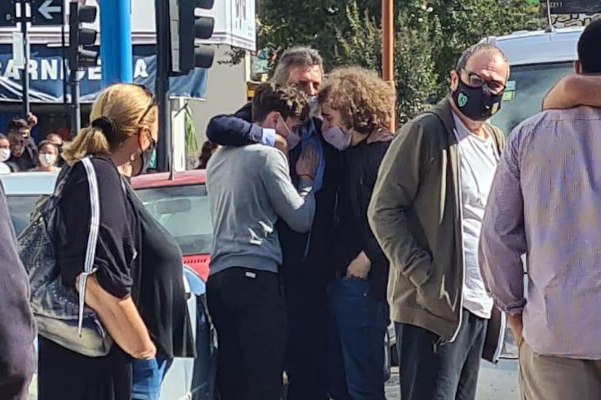 Sergio Massa y los hijos de Mario Meoni