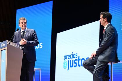 Sergio Massa y Matías Tombolini